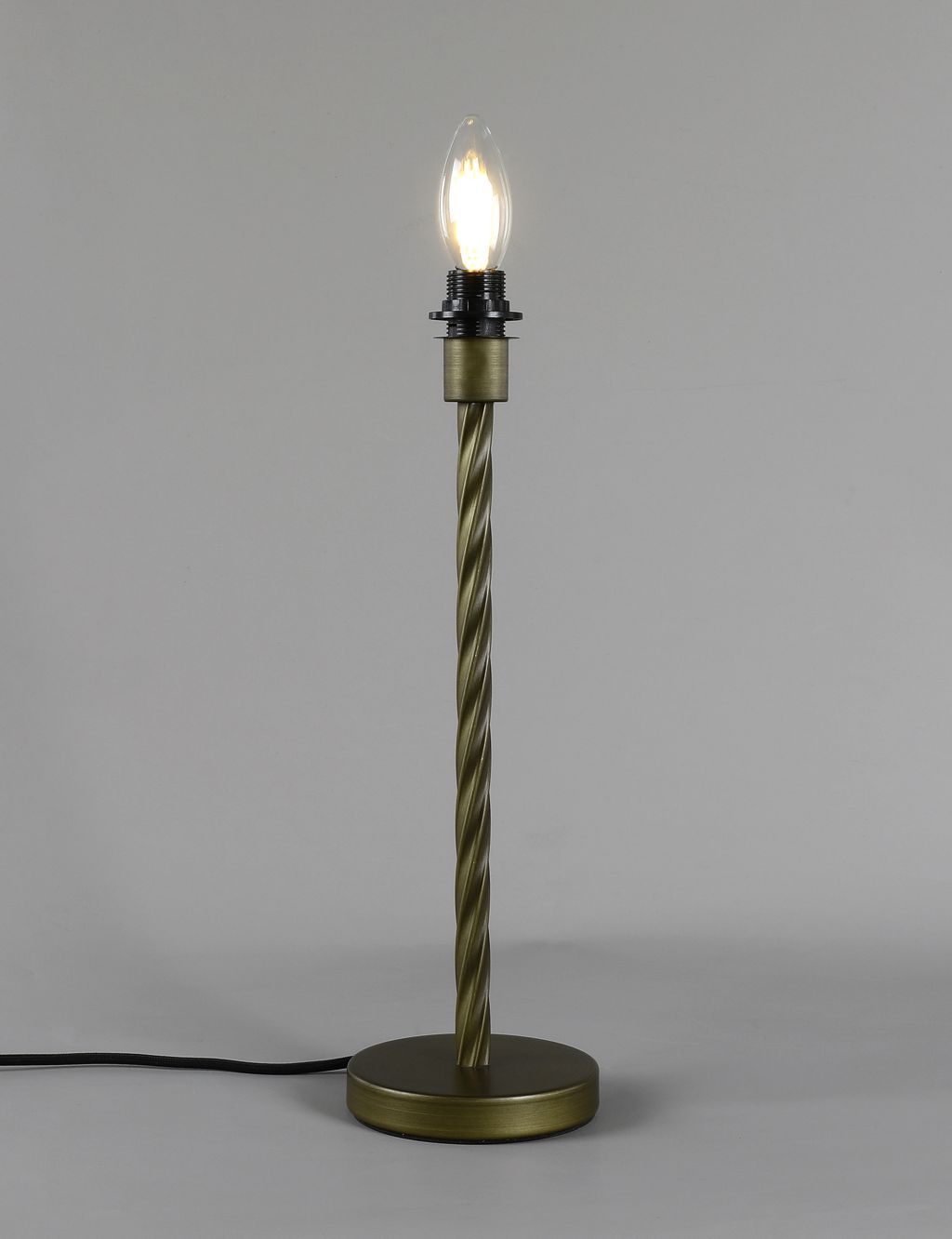 Metal Twisted Table Lamp Base 4 of 4