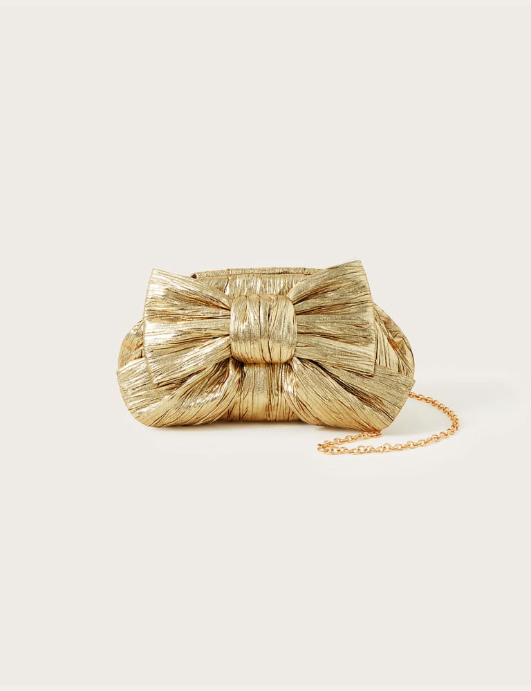 Clutch with bow hotsell