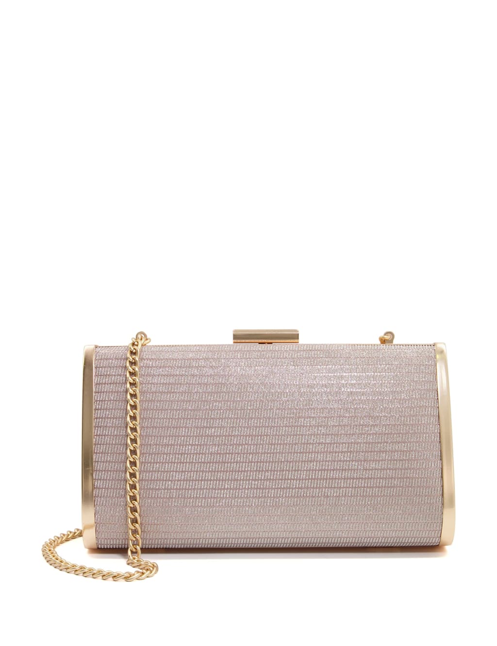 Metallic Chain Strap Clutch Bag Dune London M&S