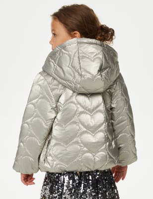 Metallic hotsell girls coat