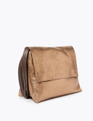 marks and spencer leather messenger bag