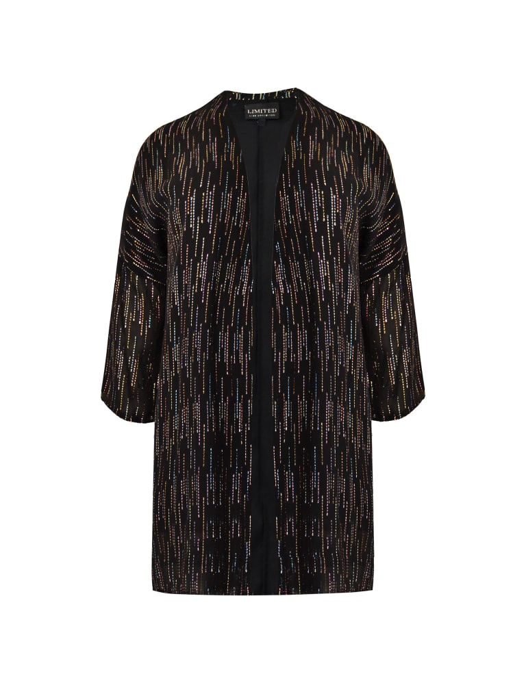 Metallic duster coat sale