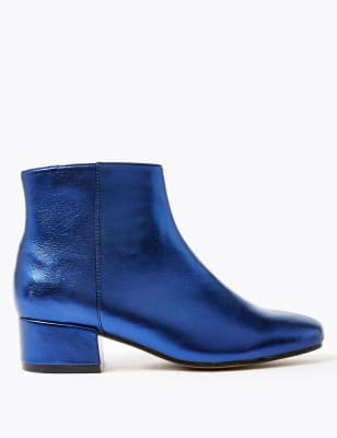 marks and spencer ladies blue shoes