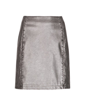 Metallic Mini Skirt Image 2 of 4