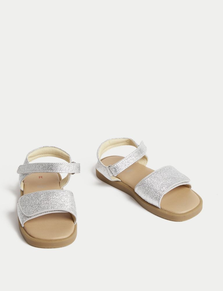 Metallic Sandals (4 Small - 2 Large) 2 of 4