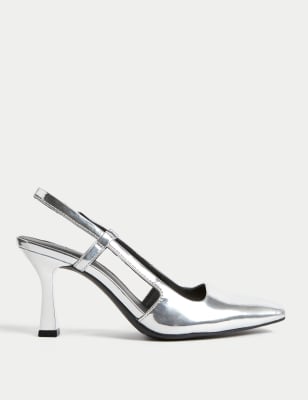 Metallic high shop heels