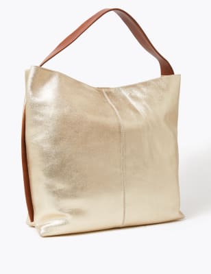 Metallic hot sale hobo handbags