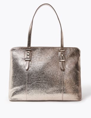 Metallic sale shopper bag