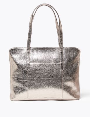 Metallic silver cheap handbags