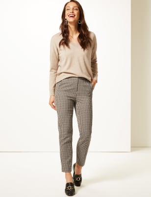 marks and spencer ankle grazer trousers