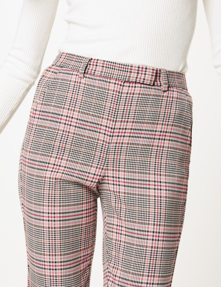 Mia Slim Checked Ankle Grazer Trousers 4 of 6