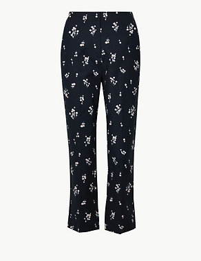 Mia Slim Floral Cropped Trousers Image 2 of 5