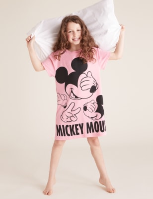 Mickey Mouse Nightdress 6 16 Yrs M S