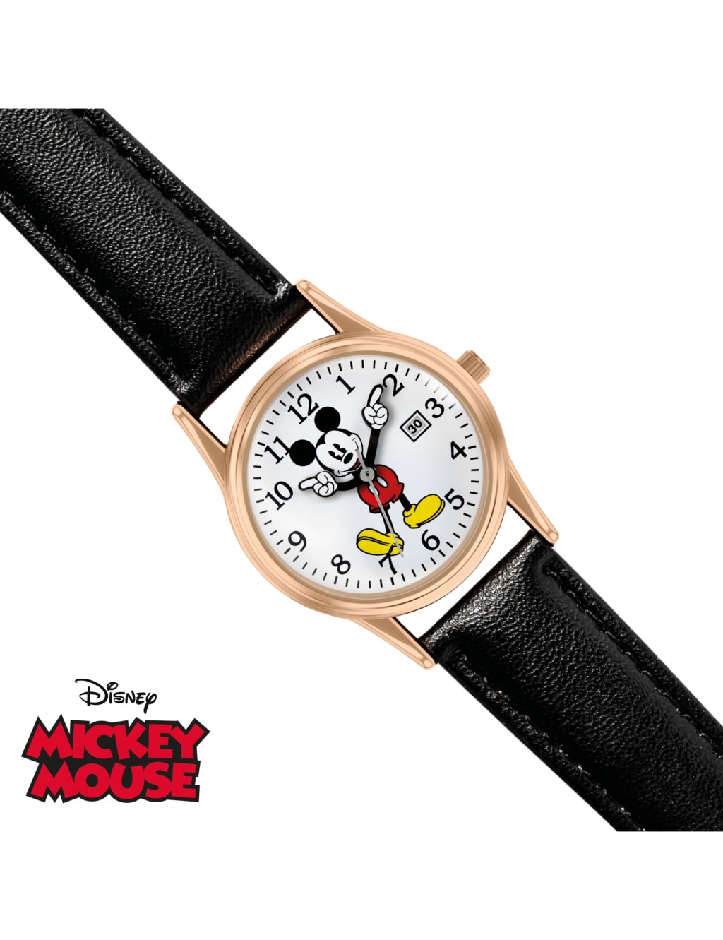 Stainless steel mickey mouse watch deals