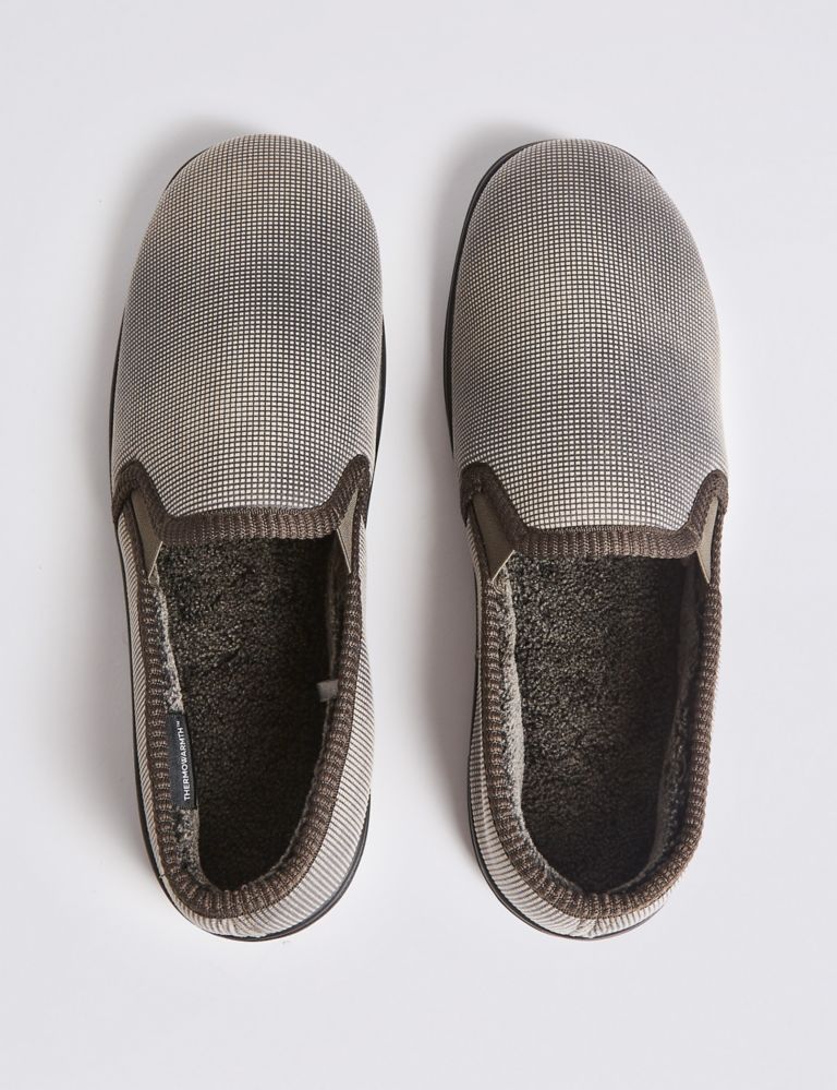 Micro Check Slippers with Freshfeet™ 4 of 6