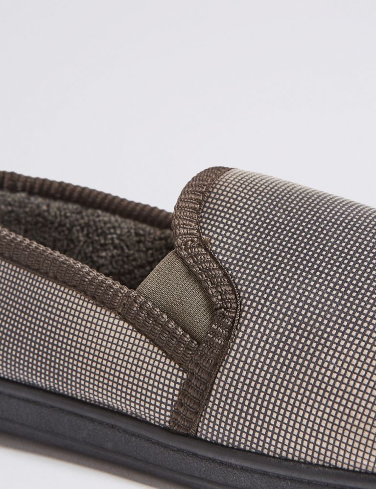 Micro Check Slippers with Freshfeet™ 6 of 6