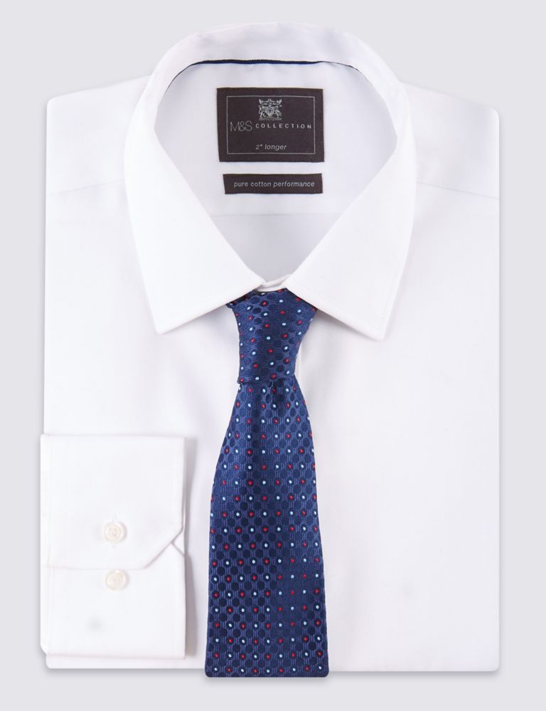 Micro Spotted Textured Tie 1 of 3