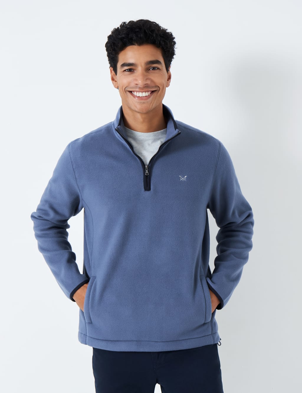 Microfleece Half Zip Funnel Neck Jacket 3 of 5