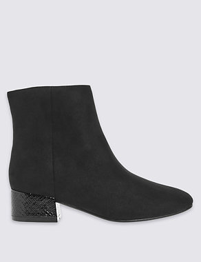 Mid Heel Ankle Boots with Insolia® Image 2 of 6