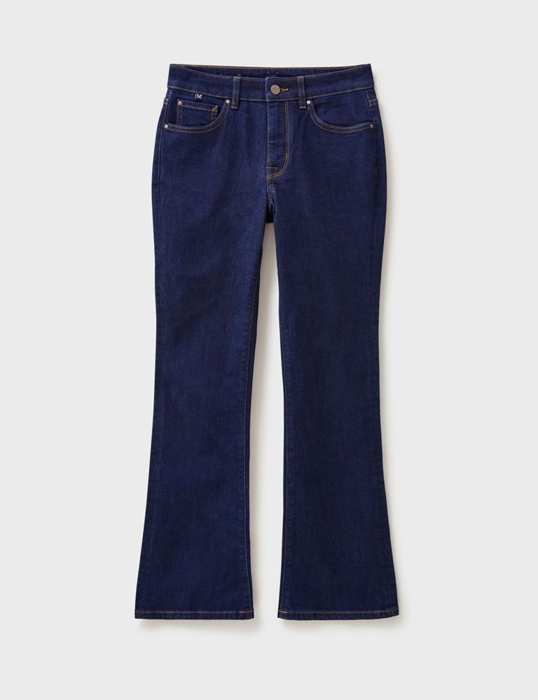 Nine Pocket Contrast Bootcut Jeans