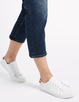 m&s relaxed slim crop jeans