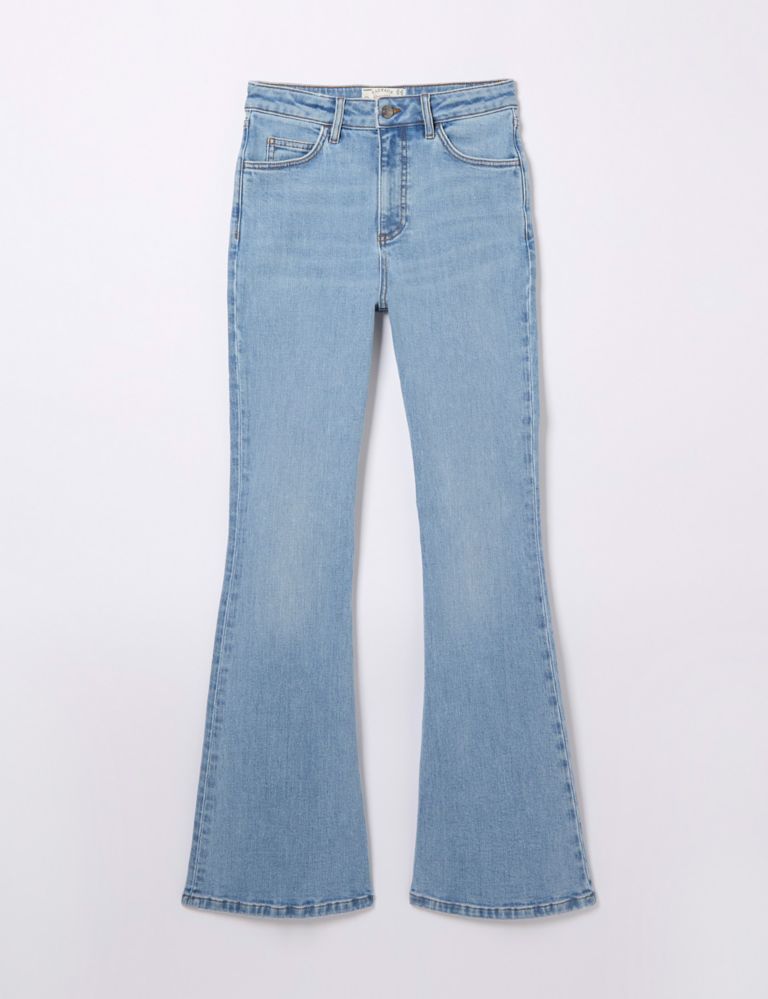 Mid Rise Flared Jeans 2 of 5