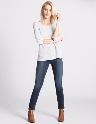 M&s mid rise 2024 super skinny jeans