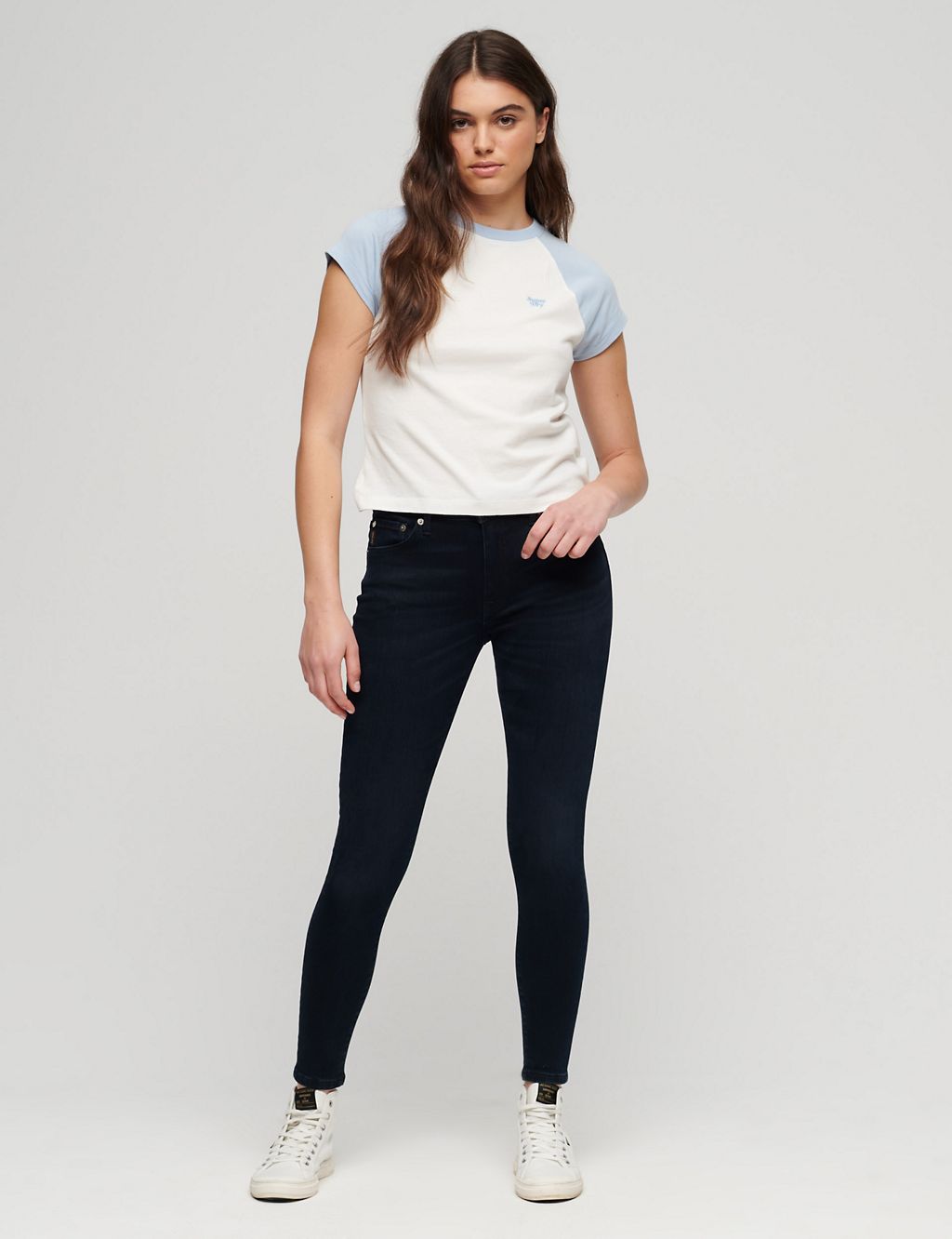 Mid Rise Skinny Jeans 1 of 4