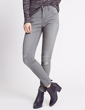 Mid Rise Skinny Leg Jeans Image 2 of 5