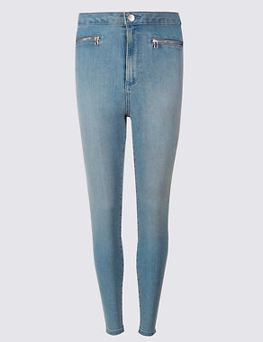 Mid Rise Skinny Leg Jeans Image 2 of 6