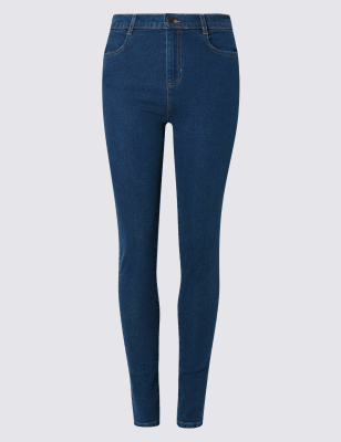 m&s skinny mid rise jeans