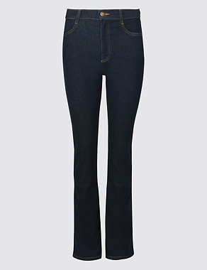 Mid Rise Slim Bootcut Flared Jeans Image 2 of 7
