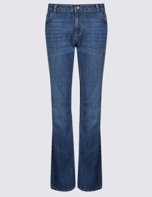 Slim Bootcut Jeans, M&S Collection