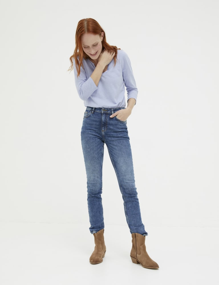 Mid Rise Slim Fit Jeans