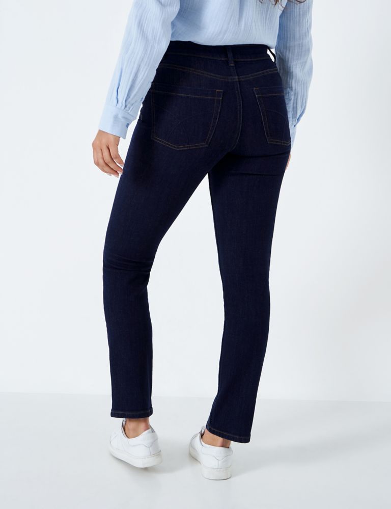 Mid Rise Straight Leg Jeans 4 of 5