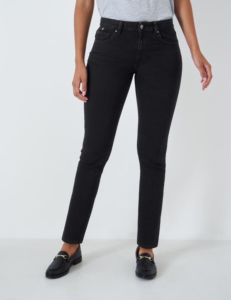 Mid Rise Straight Leg Jeans 3 of 5