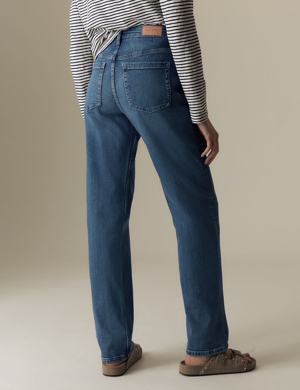 Mid Rise Straight Leg Jeans 6 of 6