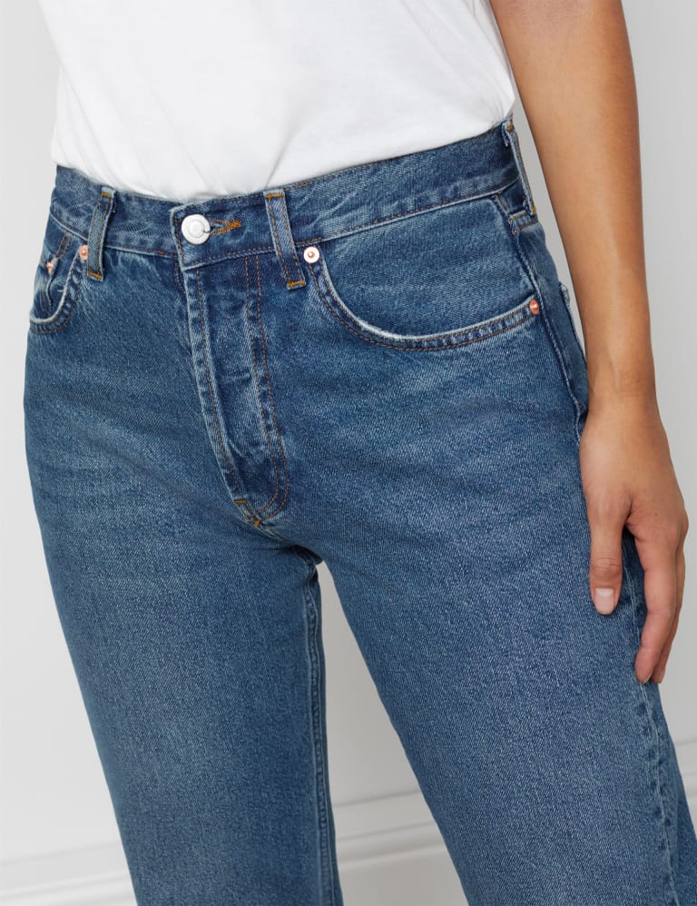 M&s mid rise straight jeans store