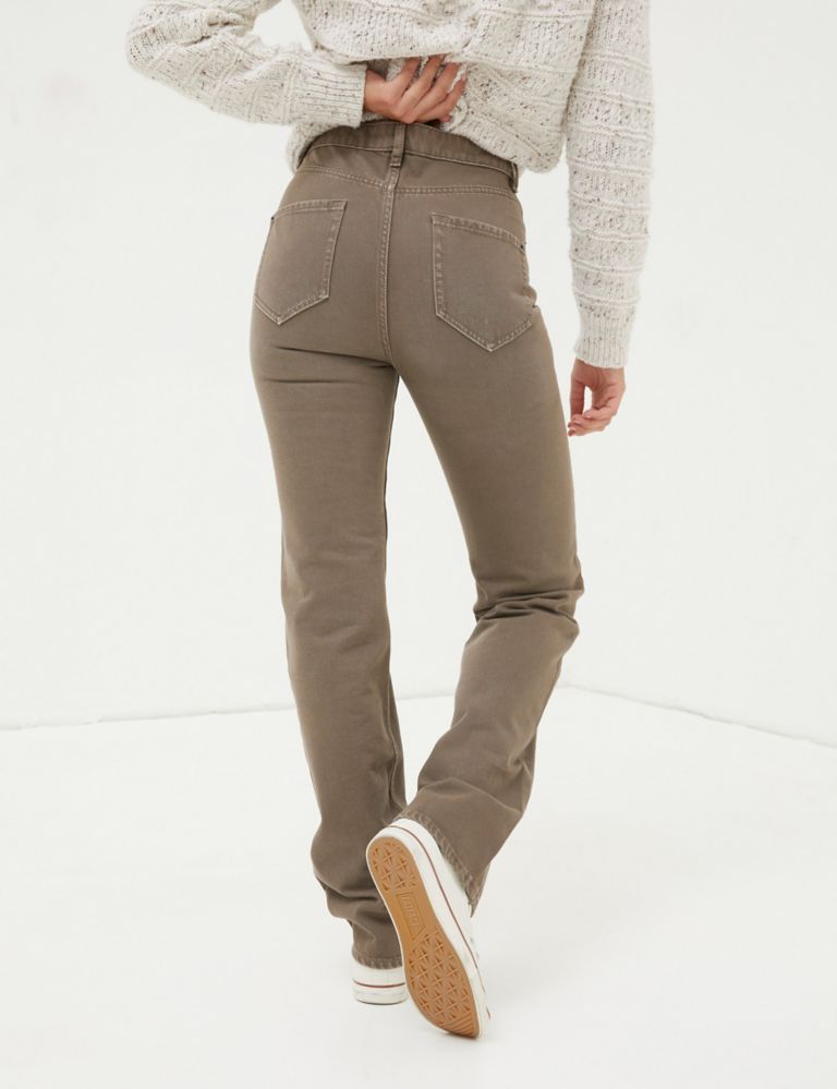 Mid Rise Straight Leg Jeans 4 of 6
