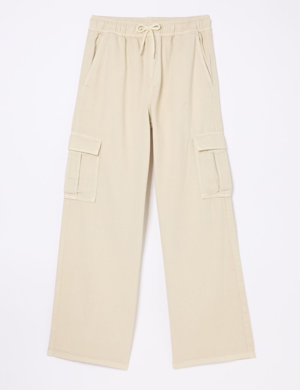 Mid Rise Wide Leg Cargo Jeans 1 of 5