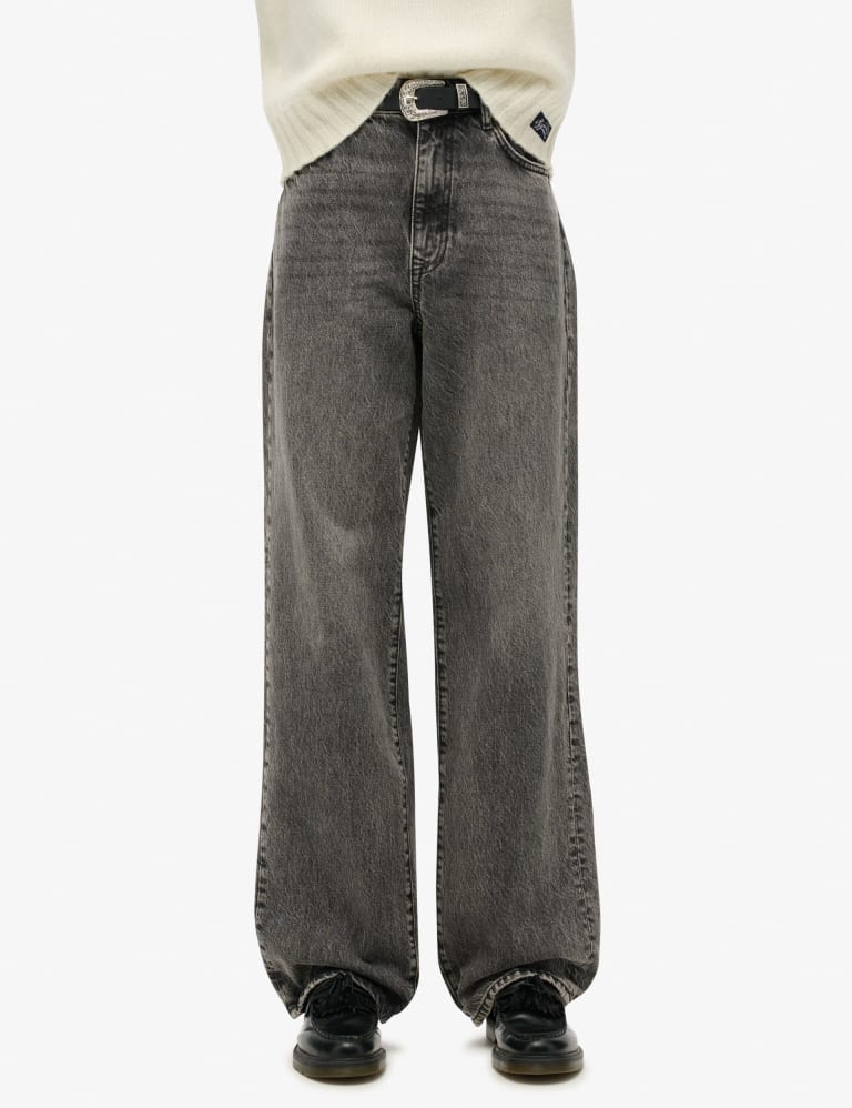 Mid Rise Wide Leg Jeans 1 of 6