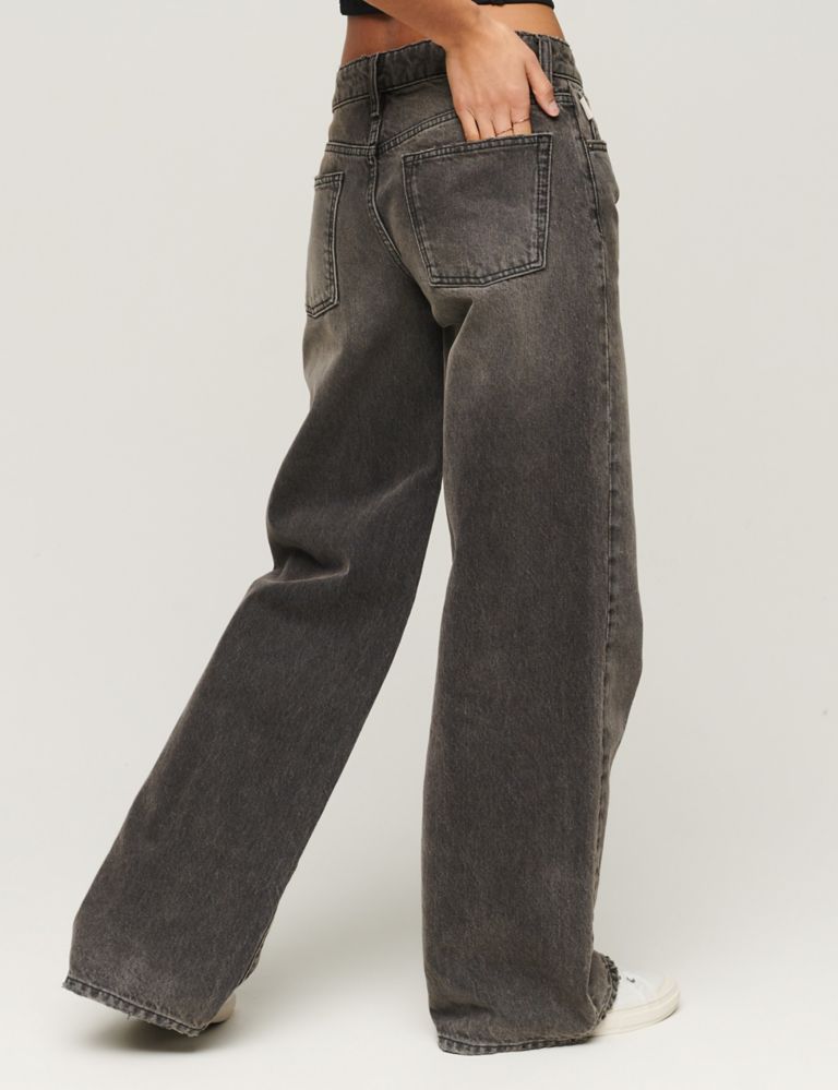 Mid Rise Wide Leg Jeans 4 of 6