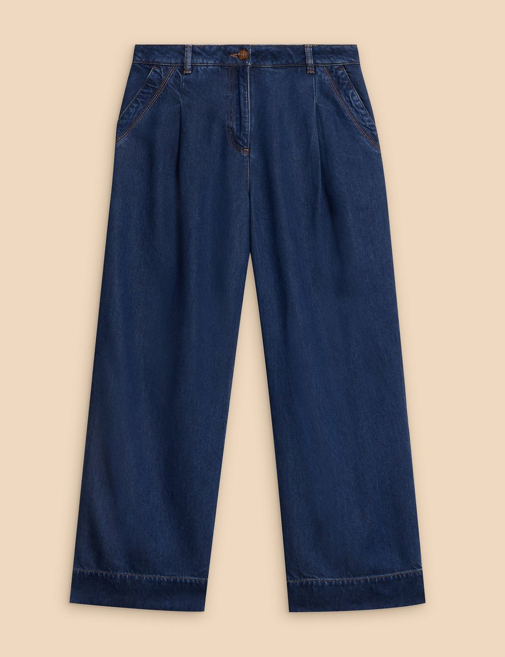Mid Rise Wide Leg Jeans 1 of 7