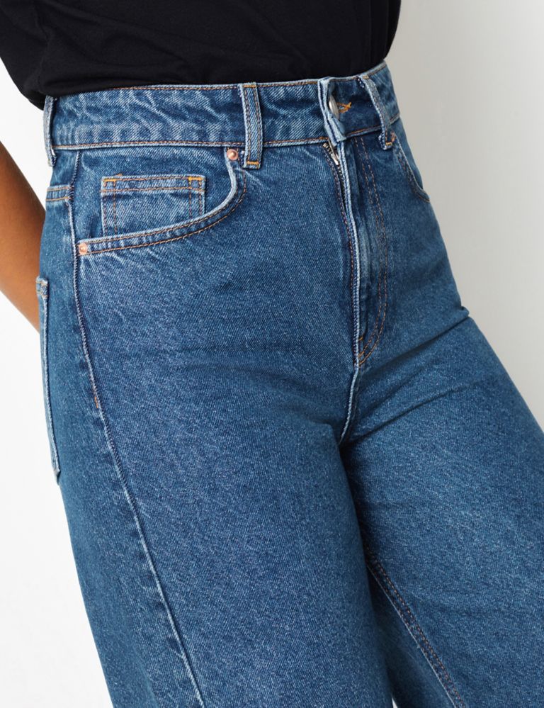 Mid Rise Wide Leg Jeans 4 of 4