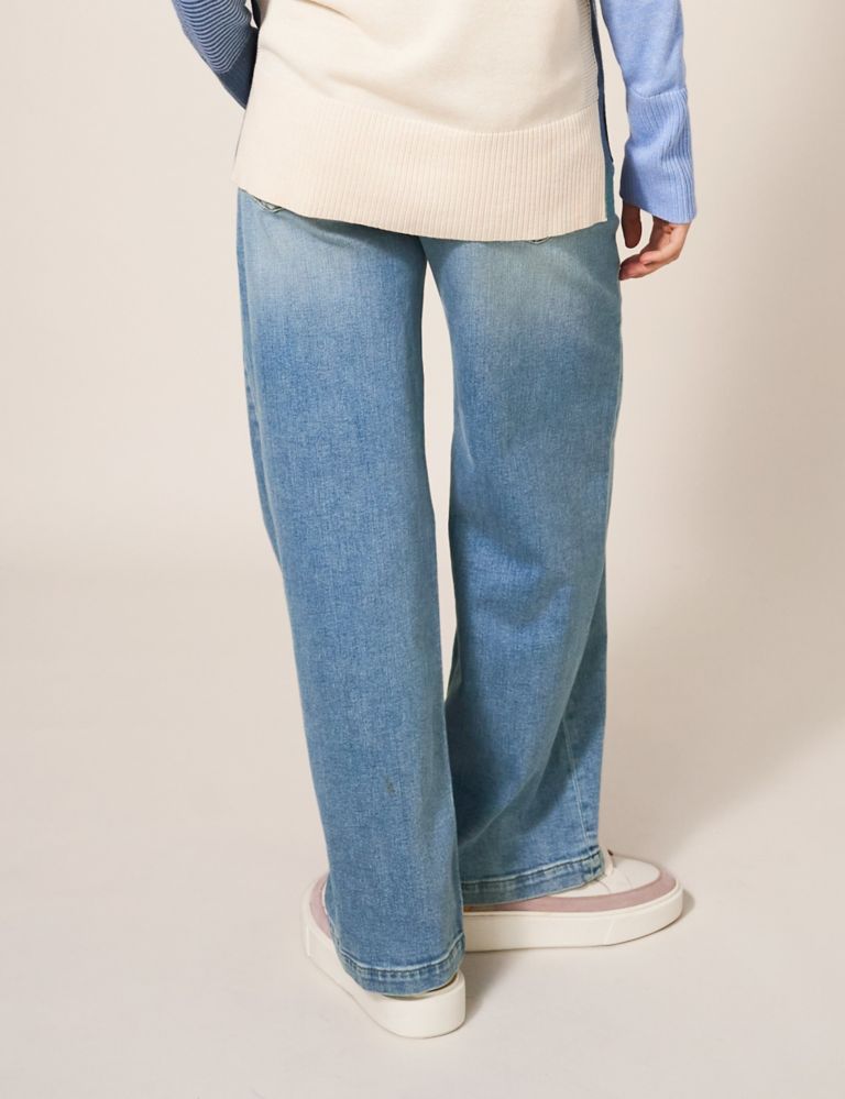 Mid Rise Wide Leg Jeans 4 of 6