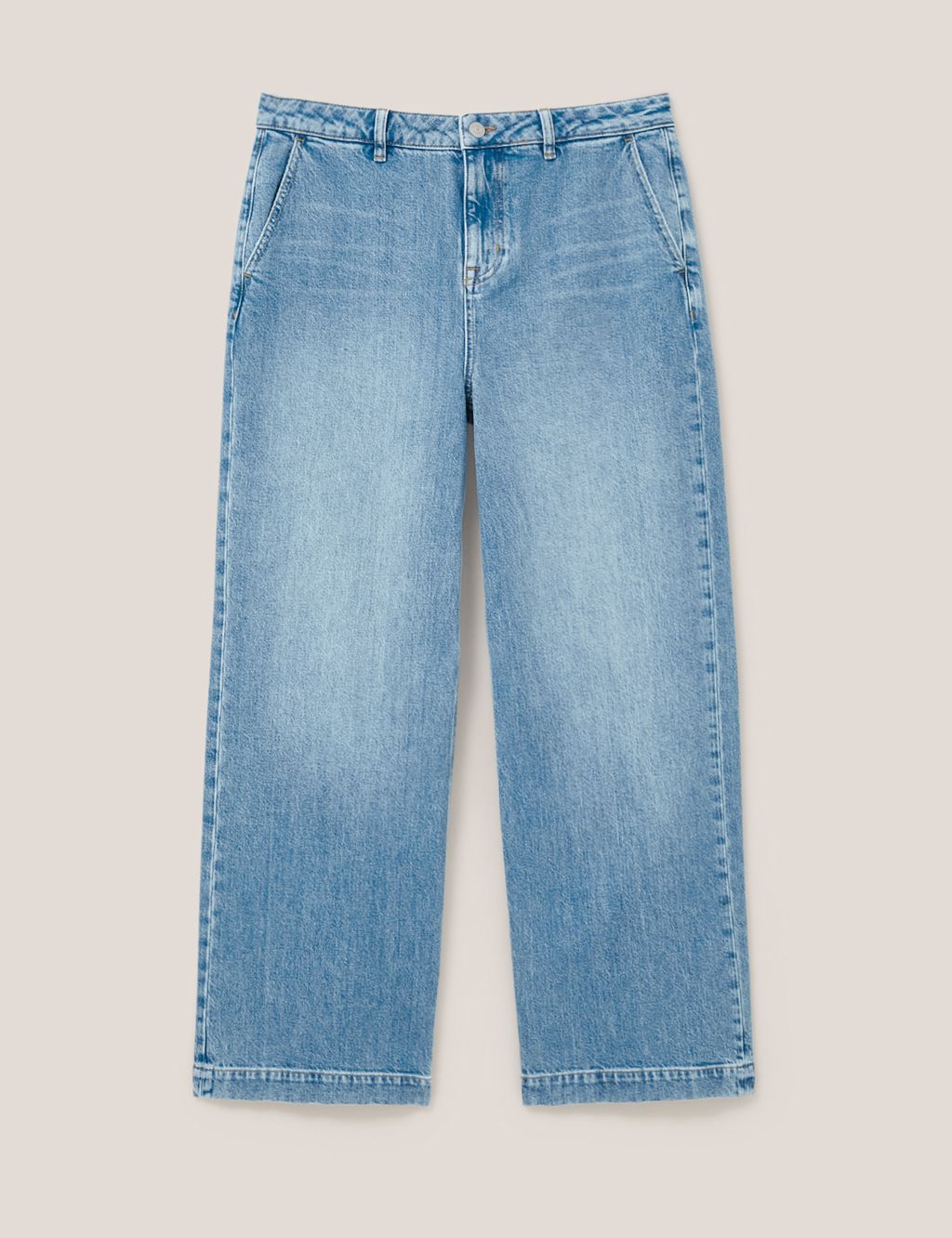 Mid Rise Wide Leg Jeans 1 of 6