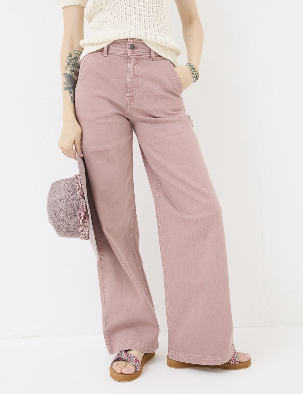 Mid Rise Wide Leg Jeans 2 of 5