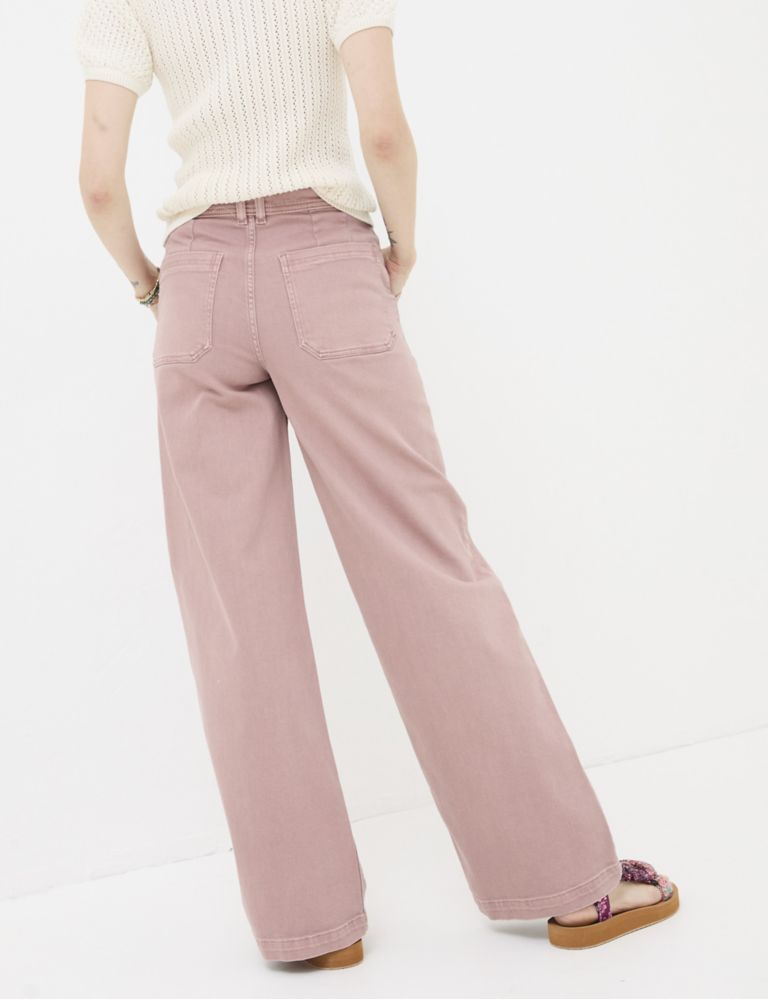 Mid Rise Wide Leg Jeans 4 of 5