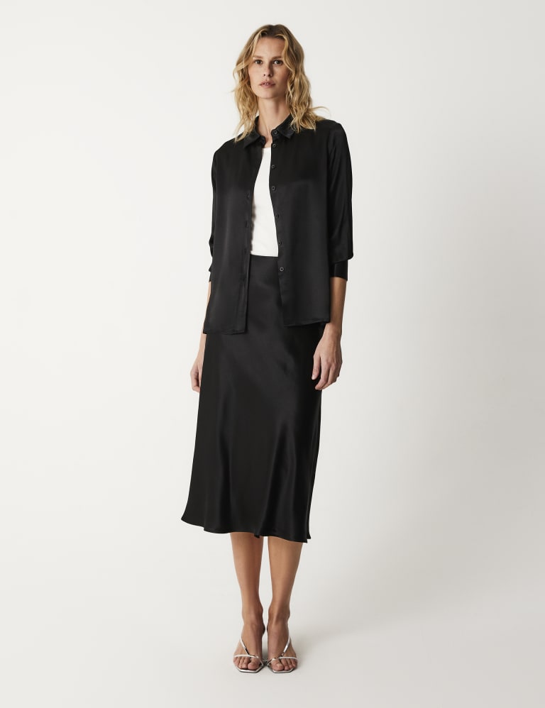 Long black formal skirt australia top