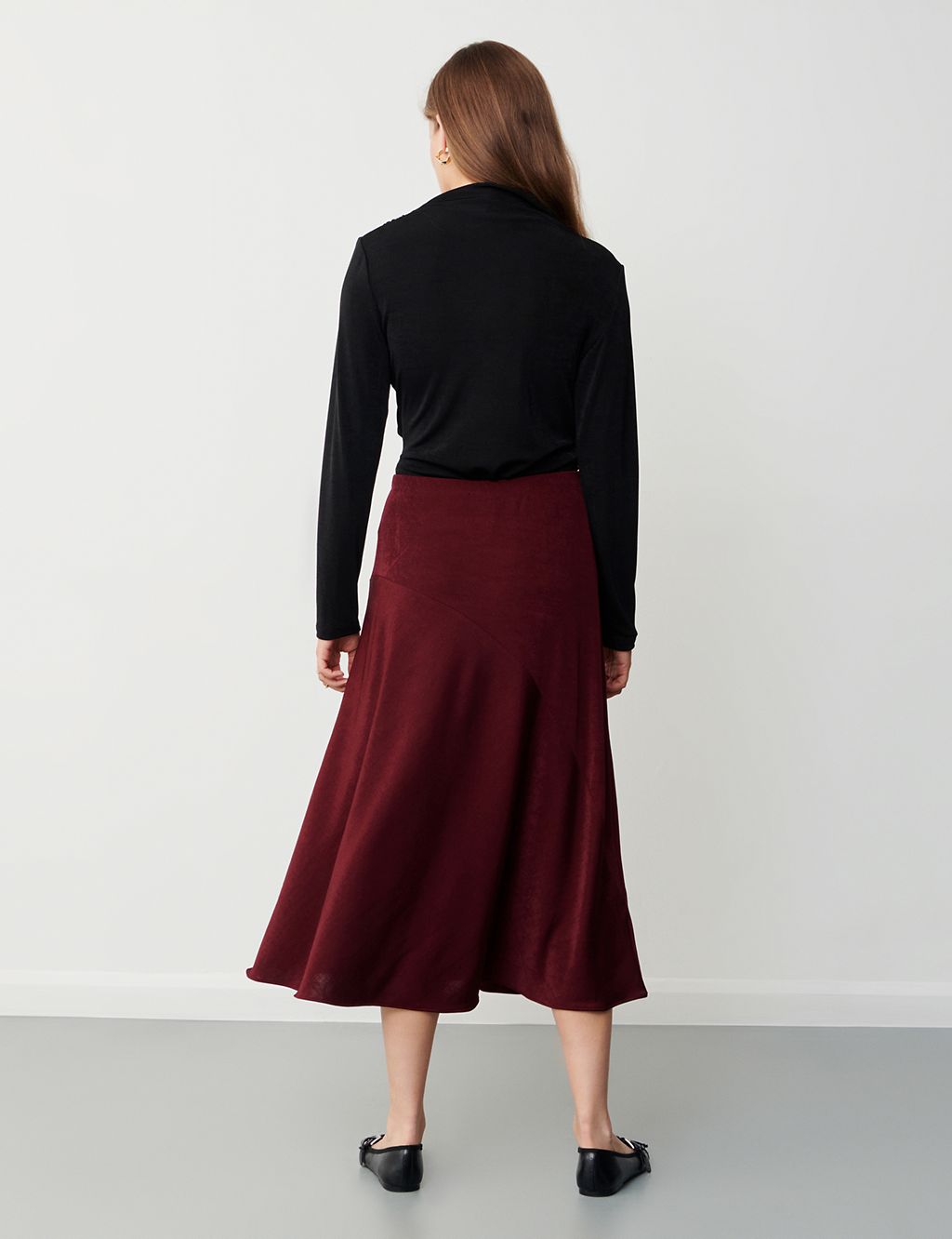 Midi A-Line Skirt 4 of 4